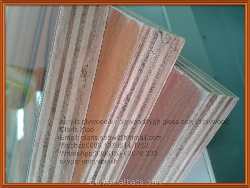Высокоглянцевая ламинированная акриловая фанера ZHUV