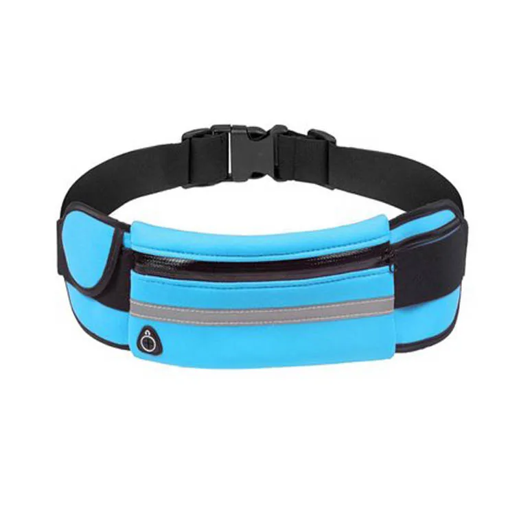 
Promotion Waterproof Polyester Outdoor Running Belt Bum Pouch Bag Quality Customized Sport Fanny Pack Waist Bag 