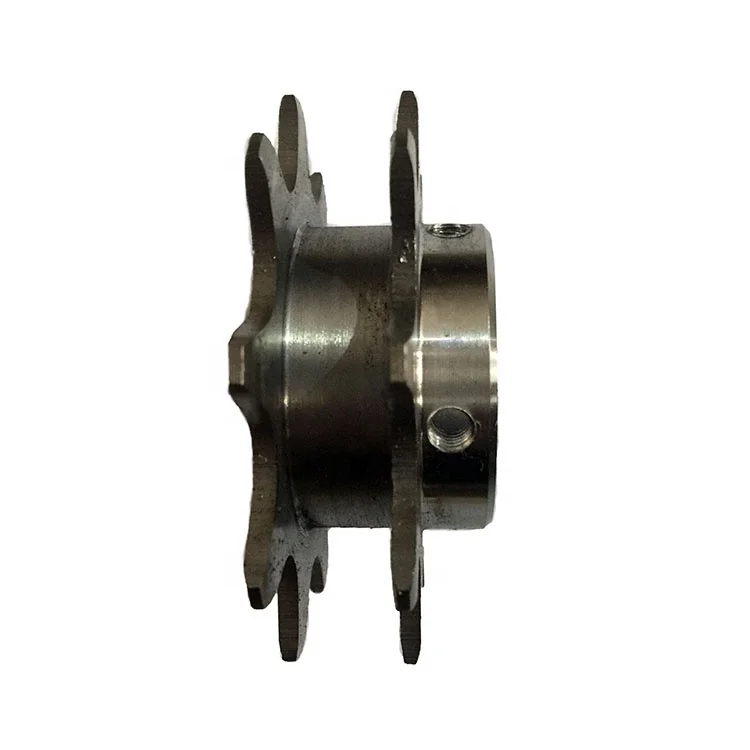 
Hot sell custom size simplex ISO standard steel chain double teeth sprockets for transmission parts 