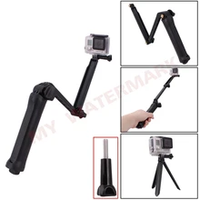 Go Pro Accessories Extendable Self Selfie Stick Handheld Monopod Holder Camera 3 Way Grip Arm Tripod Monopod Mount