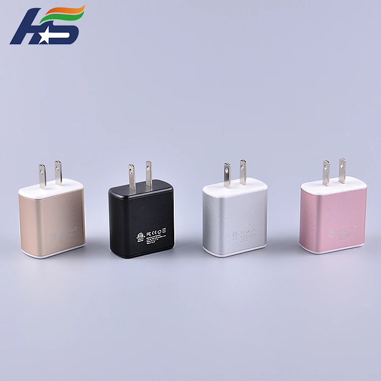 
2020 Popular Universal AC DC Power Cheap Travel Charger 2 Port 2.4 amp Wall Charger 