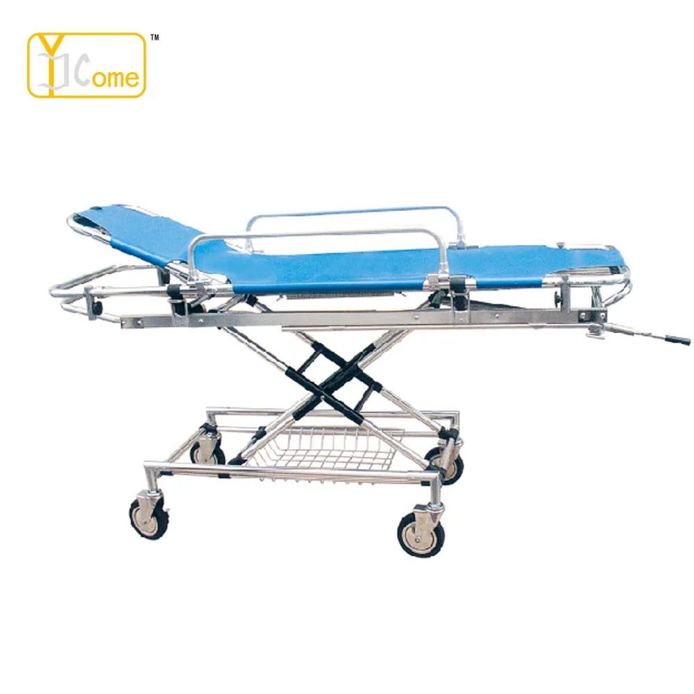 YKI012 Stainless Steel  Dead  Body Transportation Stretcher/icu Stretcher