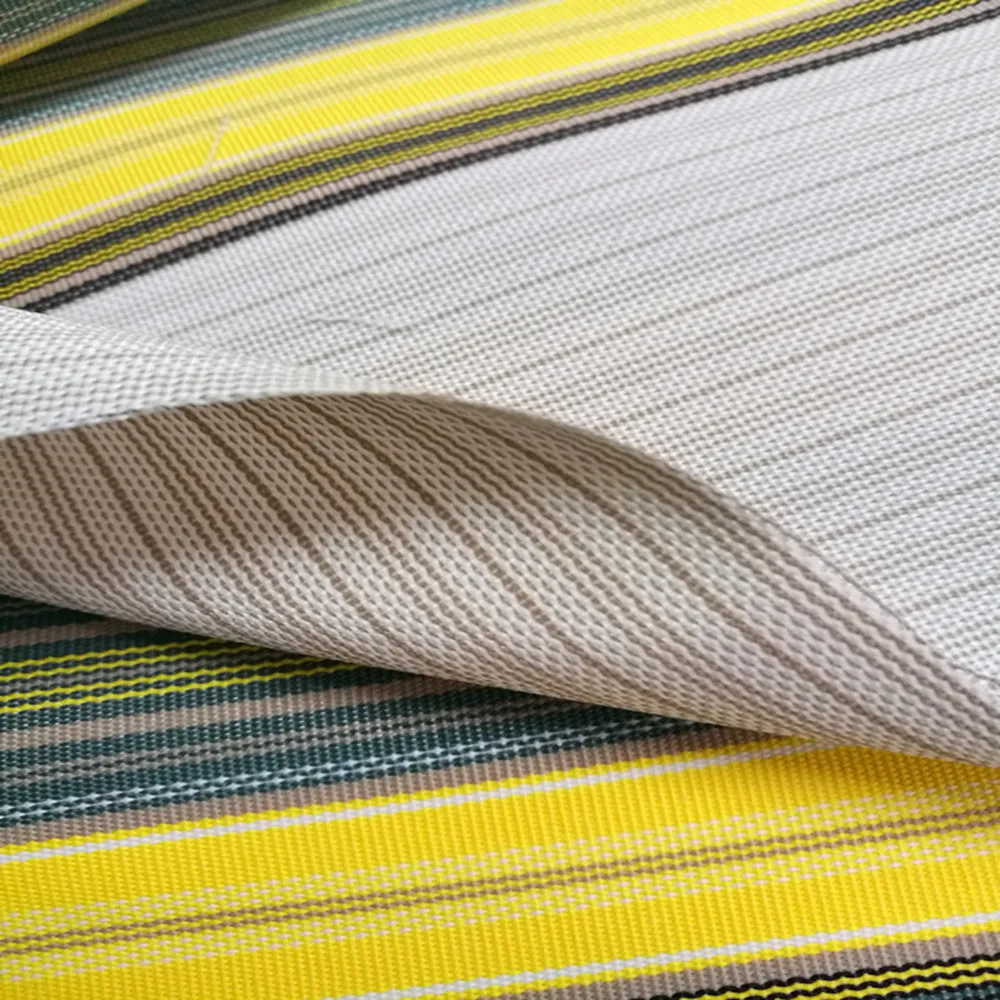 В наличии, полосатая пряжа, окрашенная наружная тент, Солнцезащитная ткань