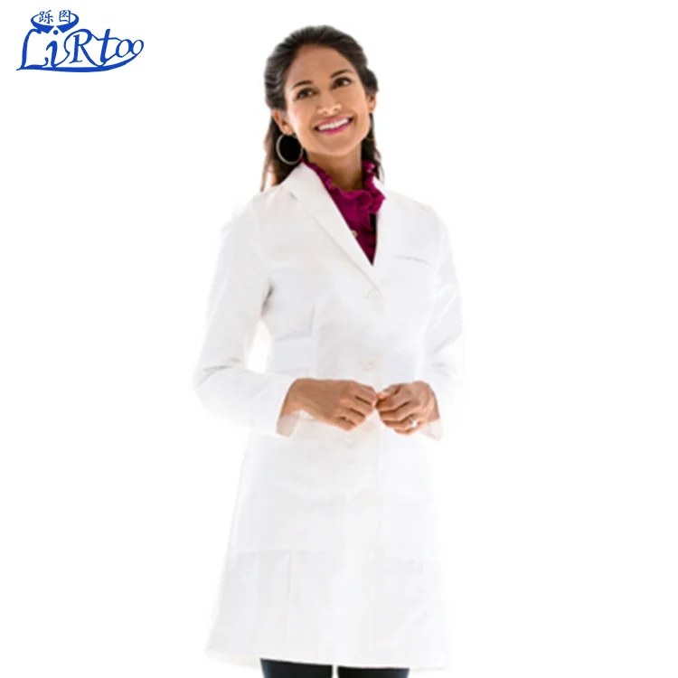 Wholesale Manufacturer Supply Unisex Doctor Lab Coat with customer design embroidered