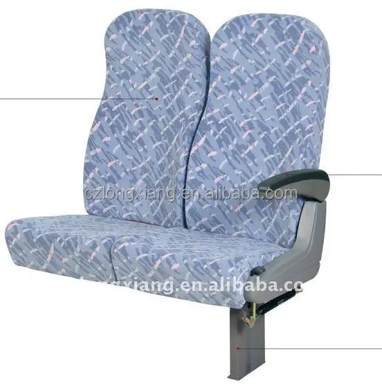 Passenger seat for minibus with safety belt