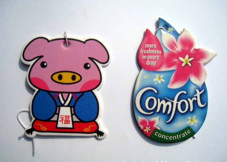 Eco Friendly Paper Car Fragrance /Hanging Car Fragrance for Air Freshener