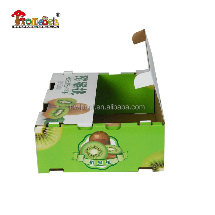 Kiwi fruit paper packaging factory diy design box