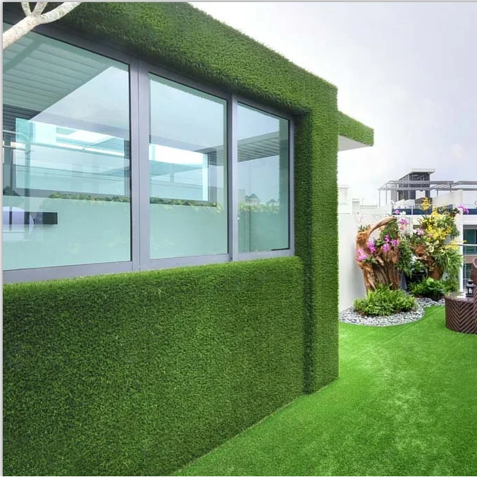 Зеленая искусственная трава ENOCH, Украшение стен, искусственная трава 10 мм