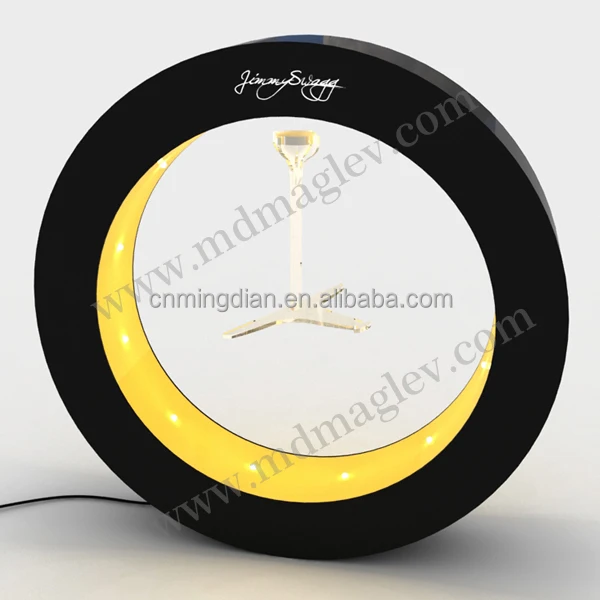 led magnet levitating magnetic floating glasses display stand