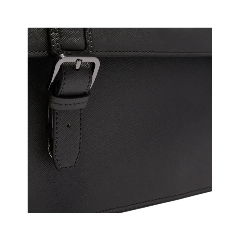 Индивидуальная деловая сумка, кожаный деловой портфель, большая мужская сумка-мессенджер