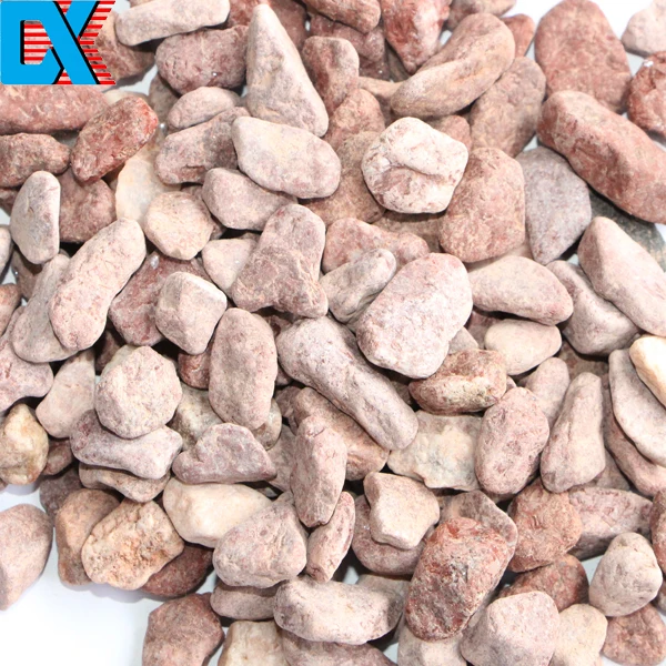 
Pink crushed gravel stone 