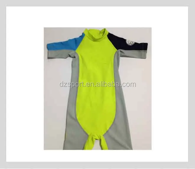 High quality Surfing Lycra rashguard Kids short sleeve UPF 50+ Jump suits for swimming and bearchwear