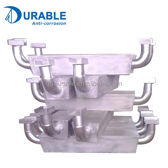 China sacrificial aluminum anodes manufacturer supply Ship hull anodes quickly delivery