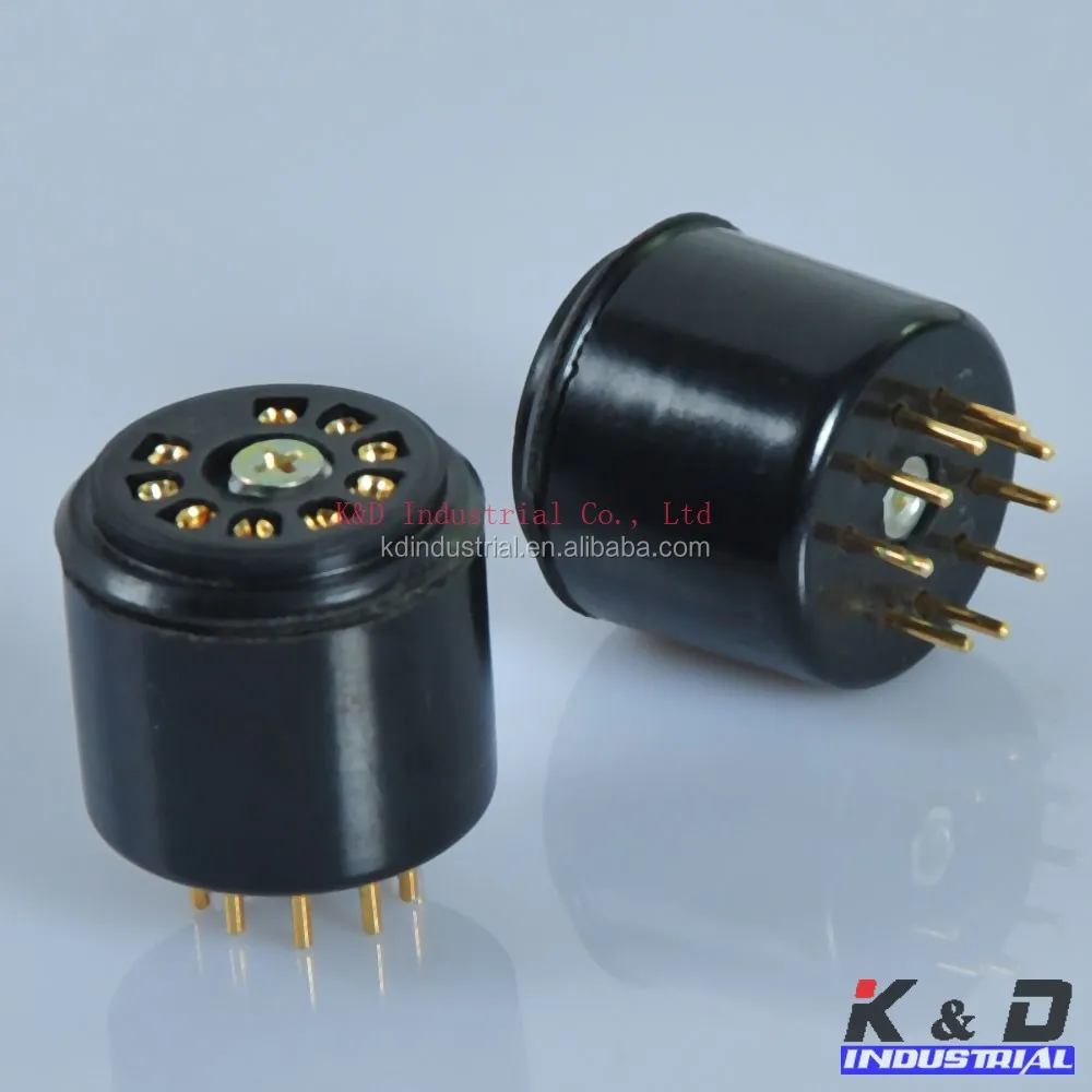 Amplifier Gold Vintage Tube Base For 9Pin Tube 12AX7 12AU7 6922 6DJ8 ECC82 ECC8