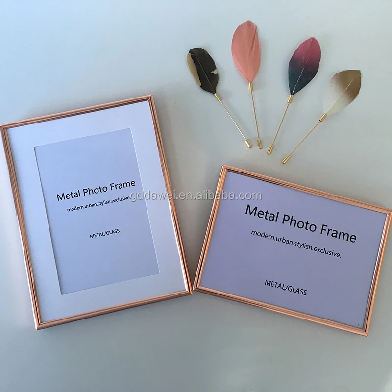 
8x10 photo frame silver plated display stand 