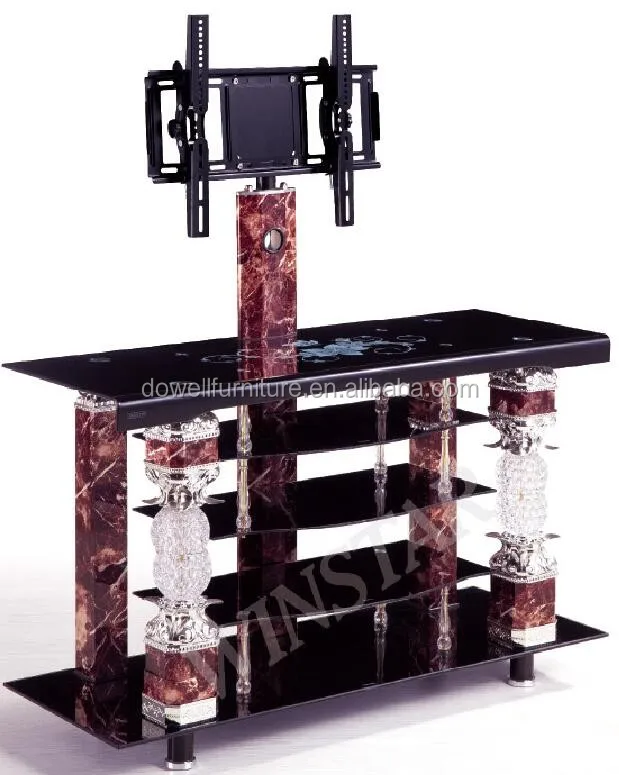 Living room TV support modern home furniture glass luxury  tv stand