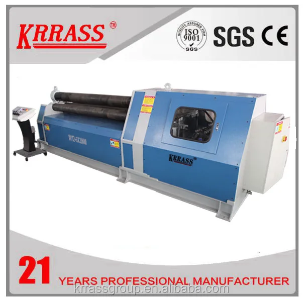 CNC roller hydraulic bending machine W12S-16/2500MM steel sheet rolling machine