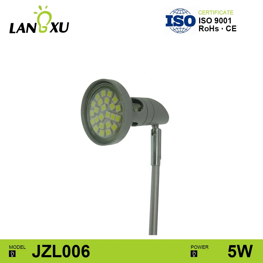 
lower power 500lm LED 4w MR16 lamp roll up stand spotlight arm light 