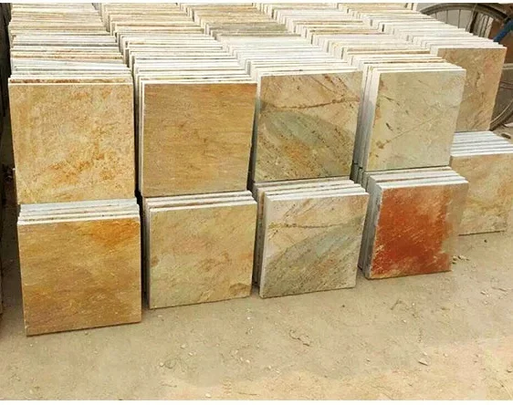 Natural Quartz Stone Paving and Flooring Tiles Stone Paver