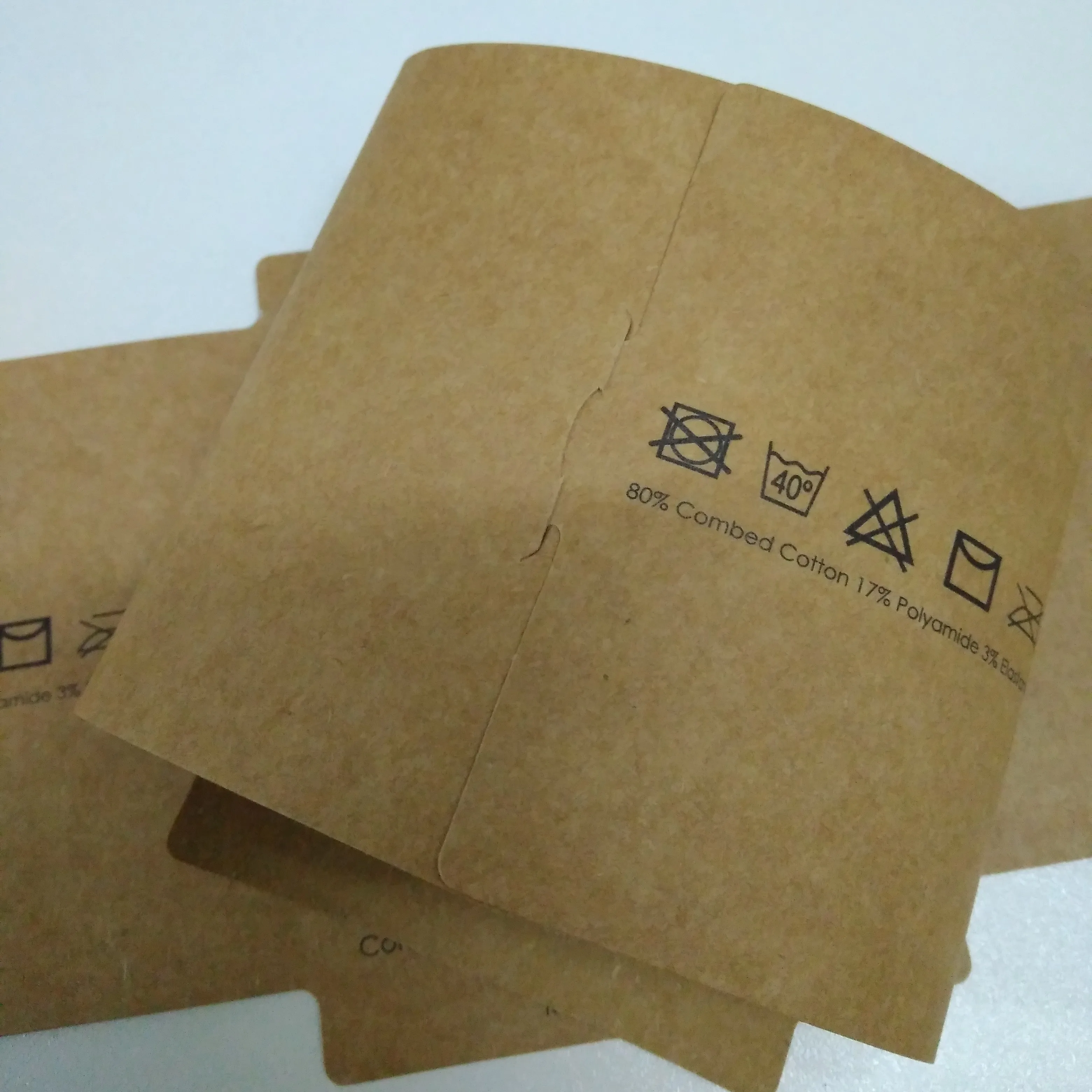 Custom order biodegradable kraft paper sock sleeve packaging