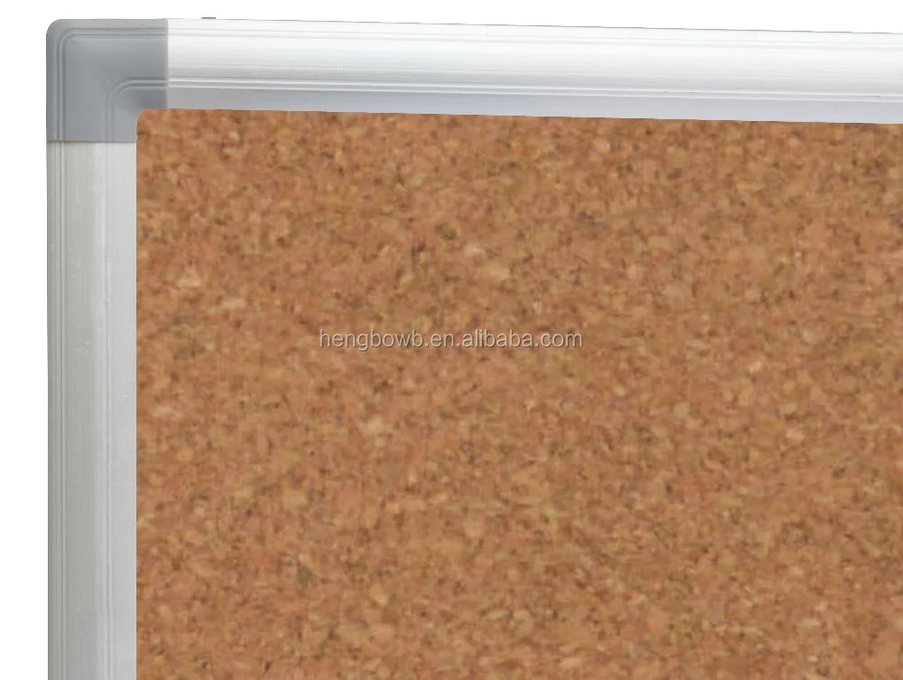 HB-B3 wall mounted aluminum frame cork notice board for home message