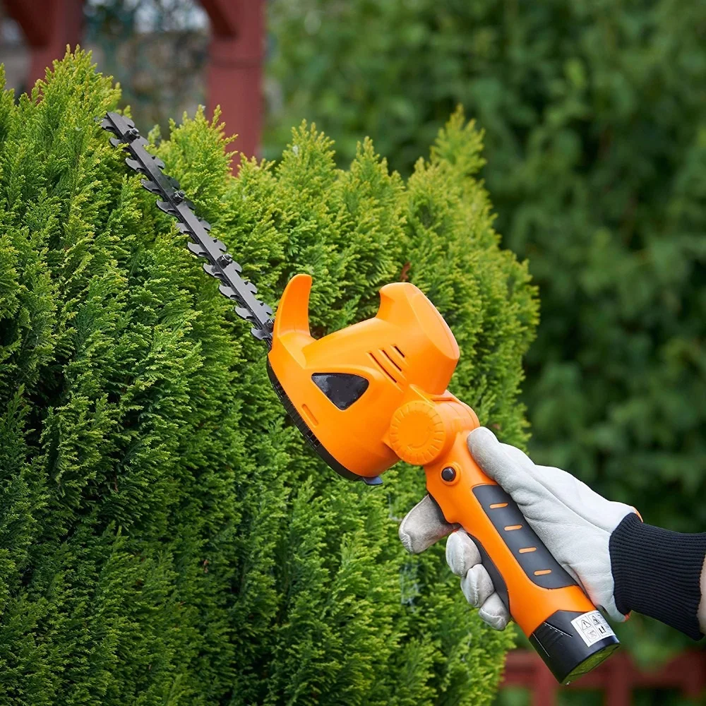 hot sale garden hand mini tool set 10.8V Li-Ion Cordless Hedge Trimmer Grass Trimmer Saw Set Mini Cultivator Pruning Set