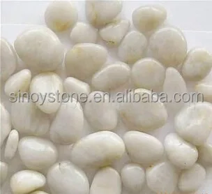 
white decorative pebbles round pebble wall stone 
