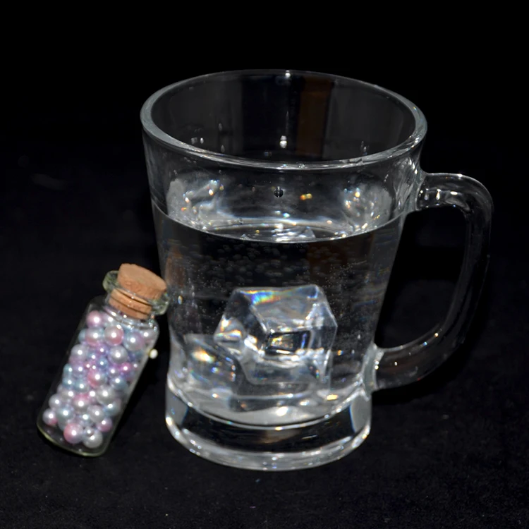 
machine pressed glass tea cups Coffee Cups with handle 