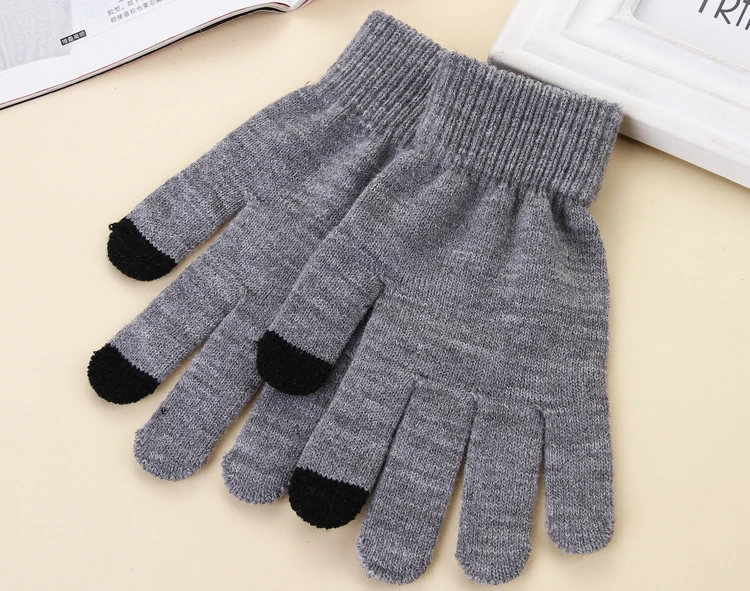 
Custom Magic Cute Knit Winter Warm Touch Screen Glove for Children  (62190736925)
