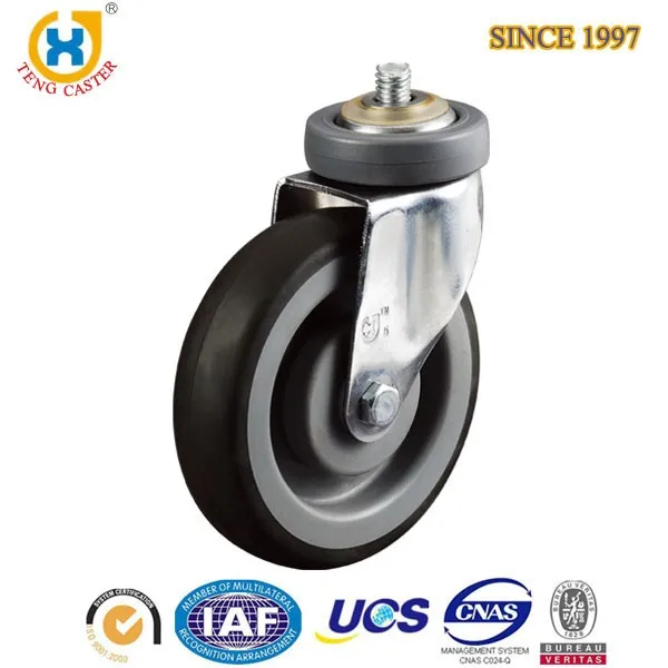 125mm supermarket shopping cart castor TUV Certificated wheel
