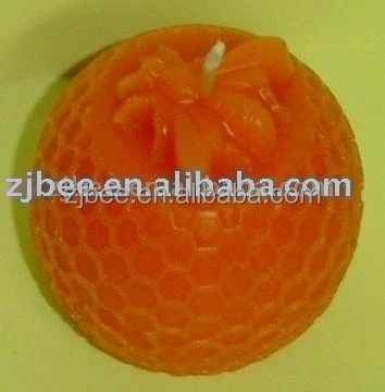 Customized 100% Beeswax Candle