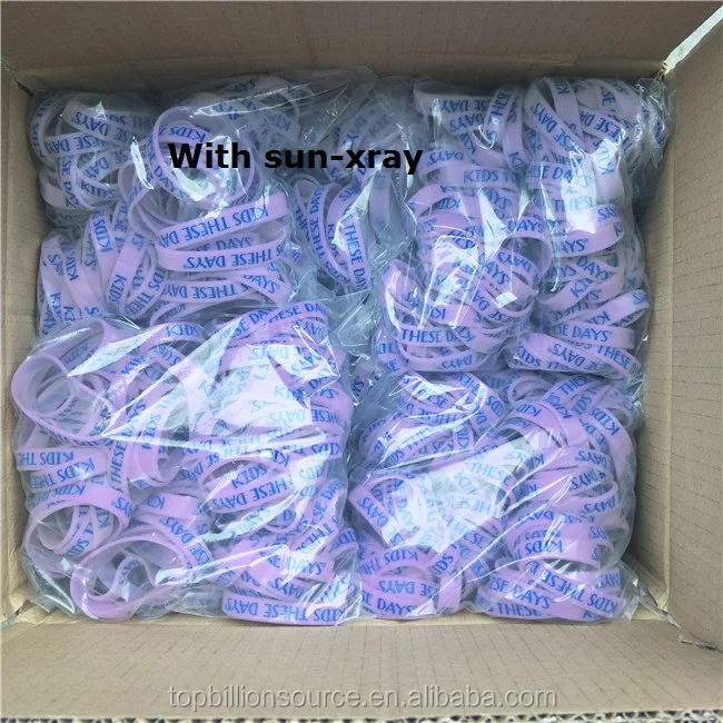 Custom sun color sensitive uv reflective silicone bracelet