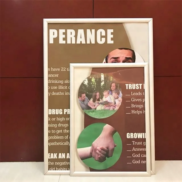 wholesale wall mounted  picture poster frame a1 a2 size snap poster frame