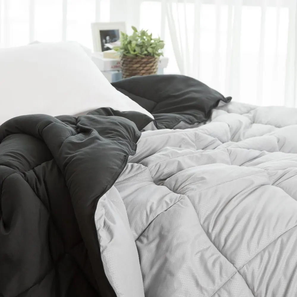 Down duvet with corner tabs quilted bedspreads luxury bedding bedroom comforter sets