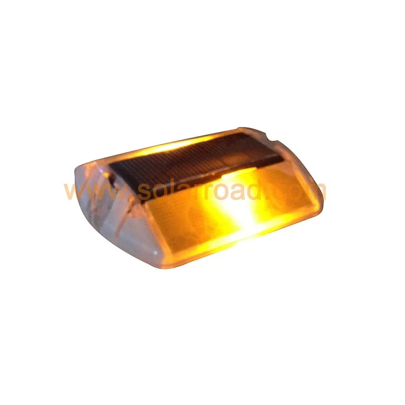 IP68 High Brightness Plastic Solar Road Studs Marker Light Cat Eyes Reflectors