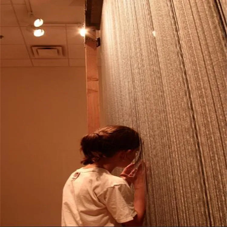 High Quality China Beautiful Hanging Metal Bead Curtain