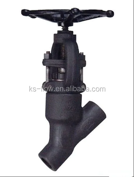 Y Type globe valve drawing