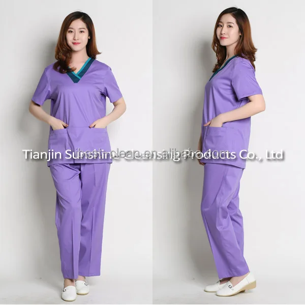 
2018 new style OEM medical hospital scrubs uniform cherokee scrubs 