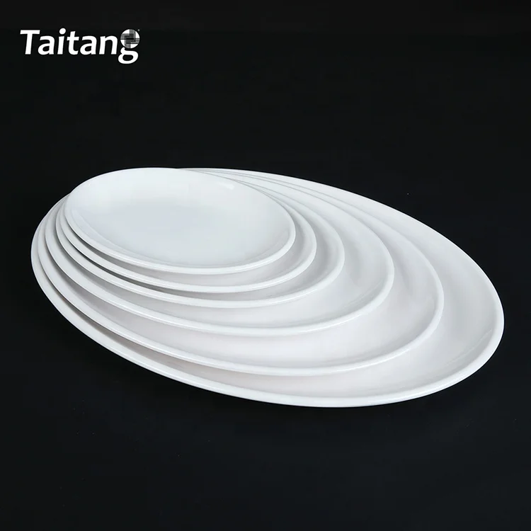 Wholesale household dessert tableware melamine plates round