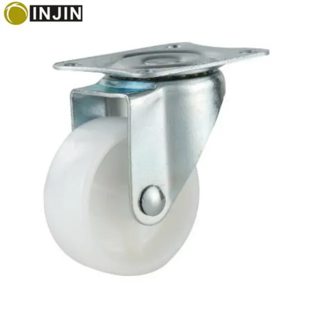 
light duty PP caster wheel white color 