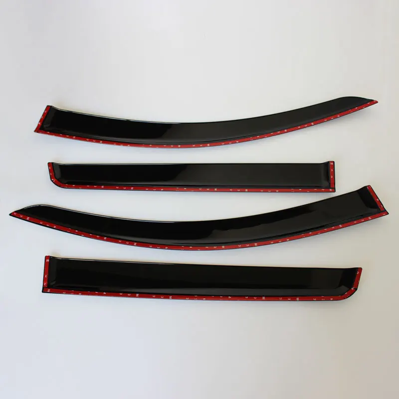 Acrylic Injection Parts Black Sun Door Visor Weather Shield For Mitsubishi Pajero Montero Sport io V97 V31 V32 V73