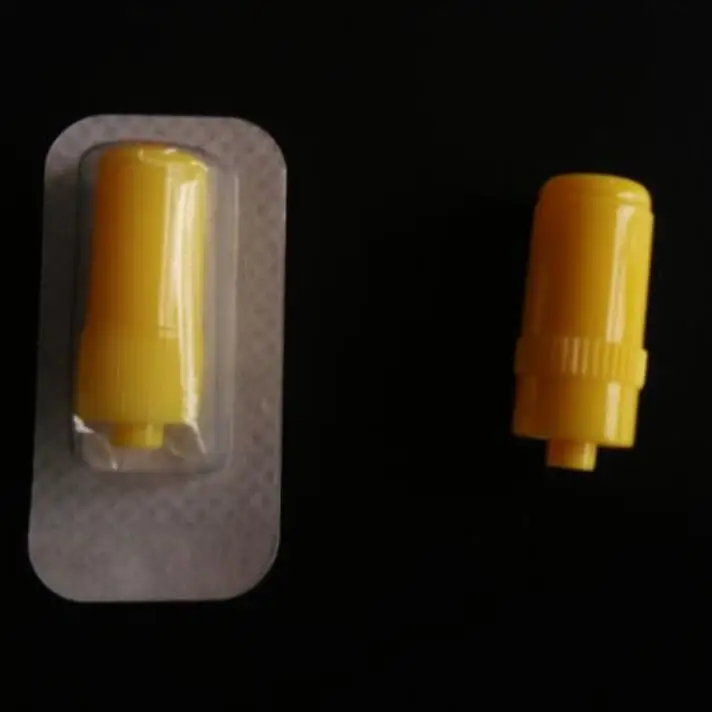 IN STOPPER (HEPARIN CAP) for iv cannula   yellow color