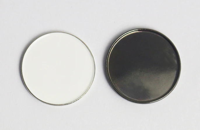 Custom logo blank empty ball marker golf domed sticker ball marker