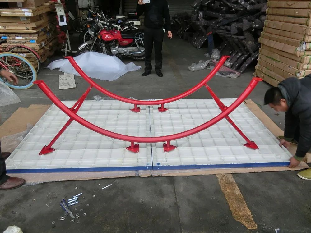 International standard size SMC table tennis table Outdoor Ping Pong table with one net