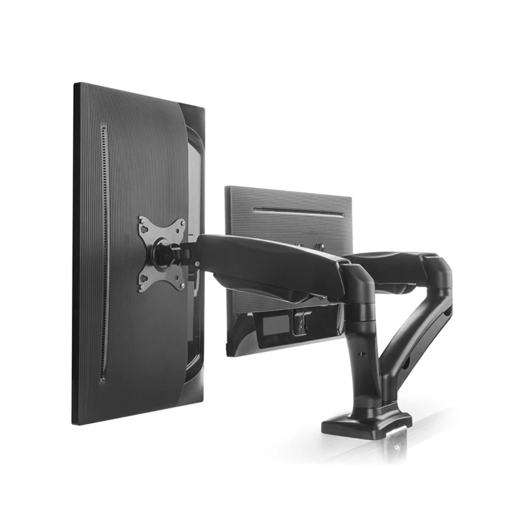 Black Full Motion With Angle Freely Adjustable Laptop Arm Wall Monitor Mount Laptop Mount