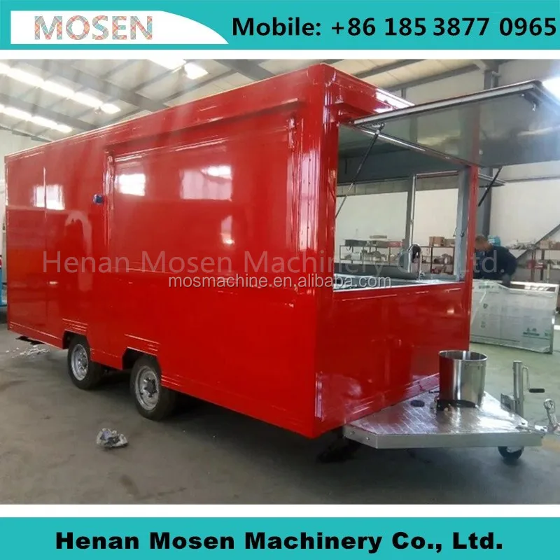 hot dog ice cream food cart concession trailer, mini truck food, used food trucks for sale in USA