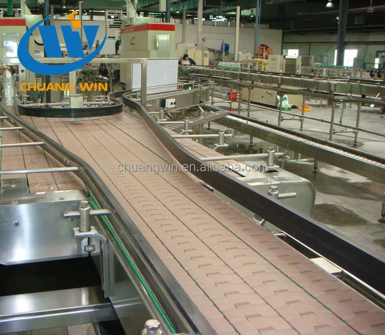 China conveying equipment belt conveyor used for mineral water bottle transfer