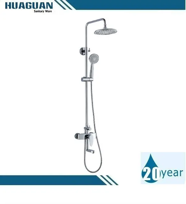 
High quality copper material chrome finish bath shower mixer 