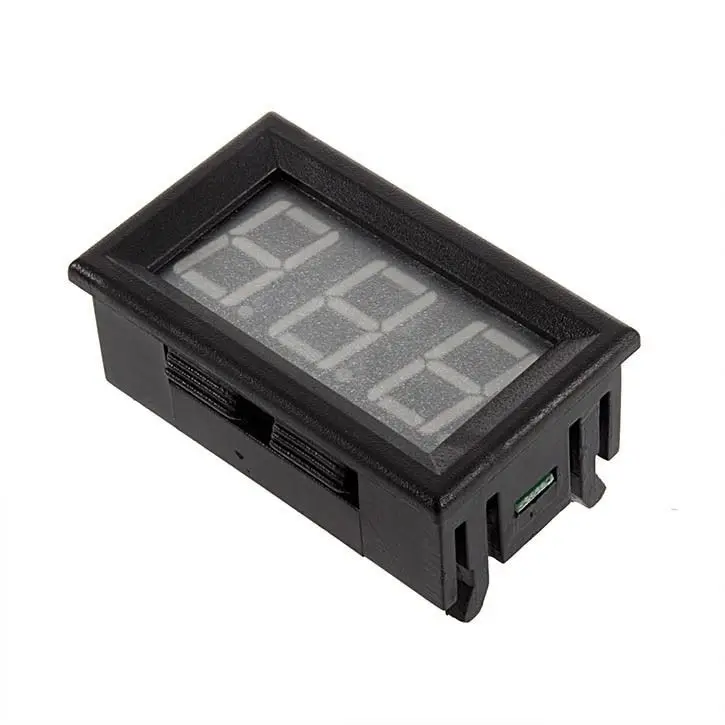 
Blue LED Digital Analog Ammeter AMP Connectors For Led Strip Mini Current Panel Meter DC 0-9.99A Hot USA SHIP Digital Ammeter 