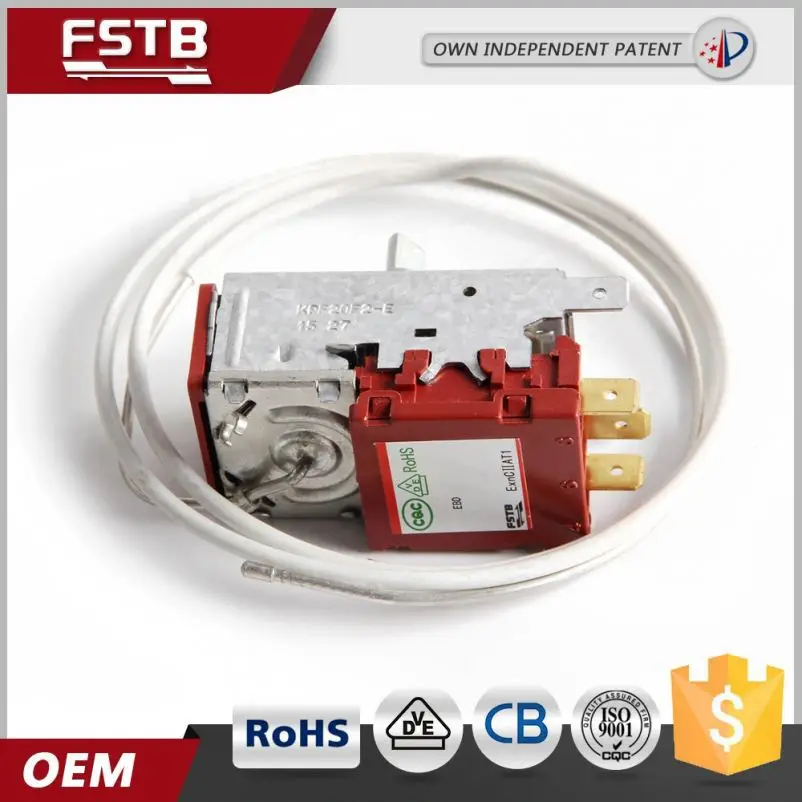 China Oem Manufacturer Defrost Bi-Metal Thermostat Switch For Fridge